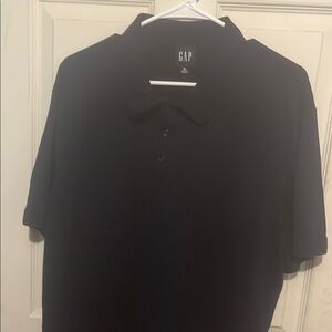 GAP Men's Black Polo Shirt